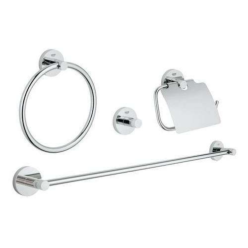 GROHE Essentials Master Bathroom Accessory Set 4-in-1