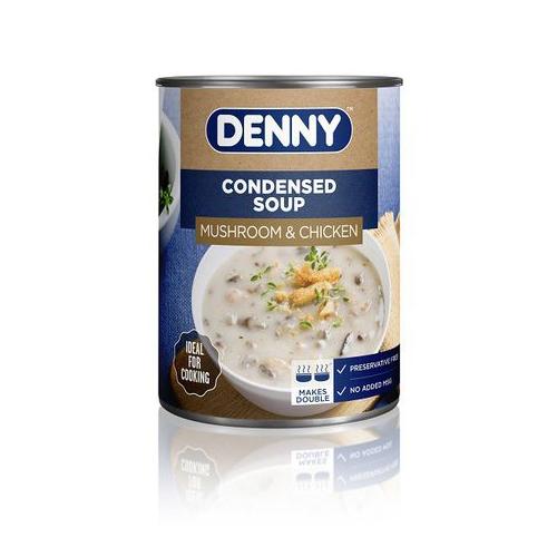 Denny - Mushroom & Chicken Condensed Soup 6x405g