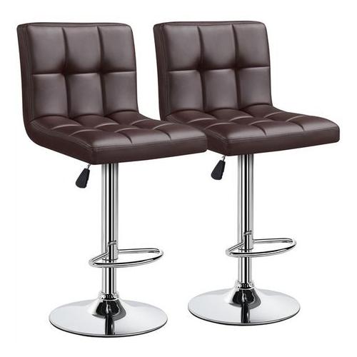Bar Stools / Kitchen Counter Stools – 2 Pack- Brown Colour