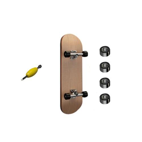 Mihuis Finger Skateboard Toy - Black Wheels