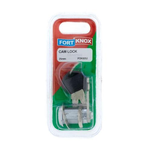 FORT KNOX Cam Lock Metal Silver Colour 25mm Q:1 P2K60U