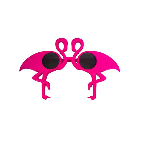 Tropical Pink Flamingo Party Novelty Sunglasses