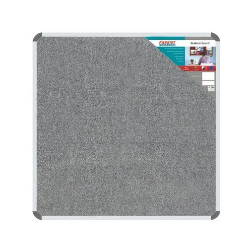 Parrot Products Bulletin Board Ribbed Aluminium Frame (900x900mm - Laurel)