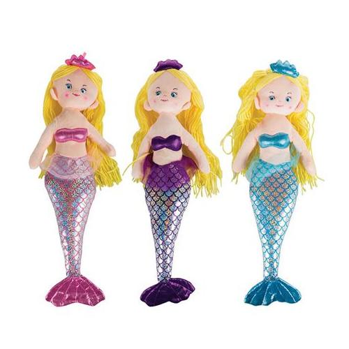 Doll Rag Mermaid 50cm (3 Pack)