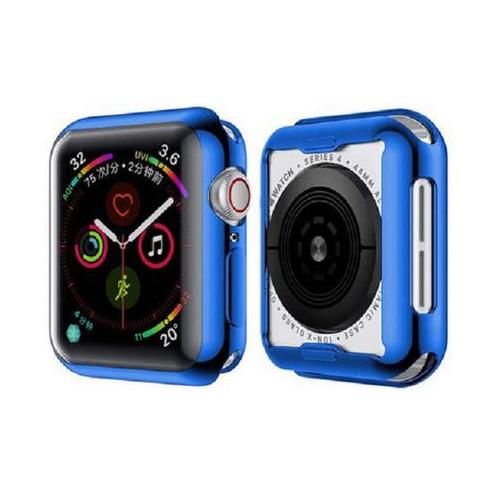 Protective Case with Tempered Glass for Apple iWatch 38mm - Blue