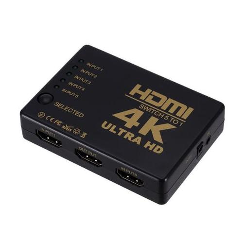 Syntronics-HDMI Switch 5 to 1 4K ULTRA HD