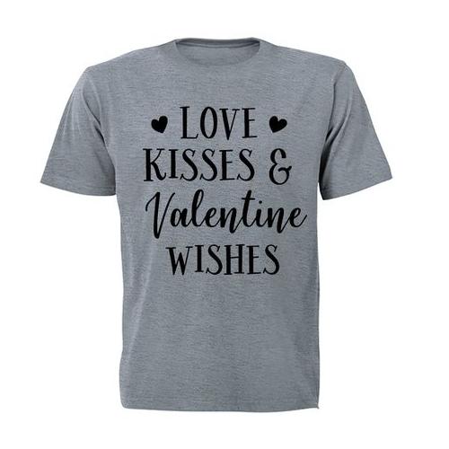 Love, Kisses & Valentine Wishes - Kids T-Shirt