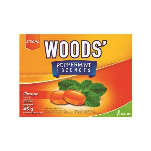 Woods Lozenges Orange Multi Pack - 18 Lozenges
