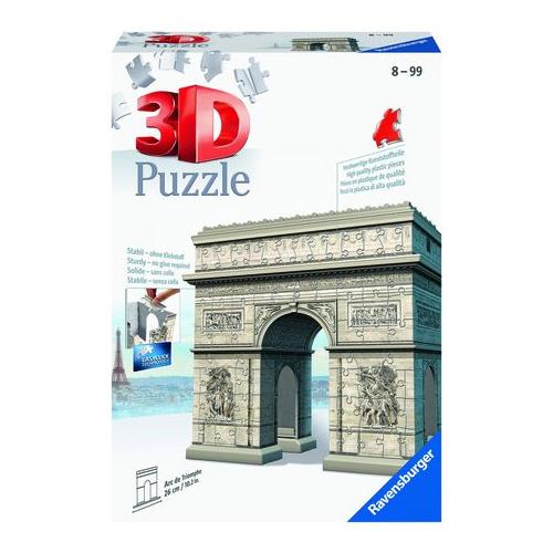 Ravensburger 216 Piece 3D Puzzle Buildings-Arc De Triomphe