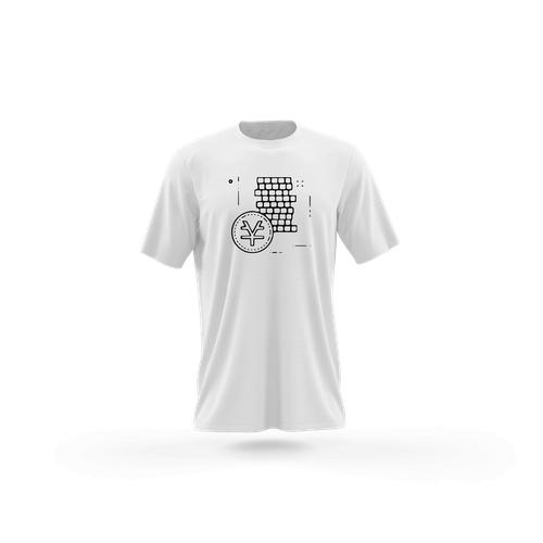 The' Urban Paradox Unisex White T-Shirt - Twenty