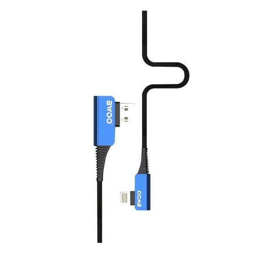 LMA- 2.4A Fast Charging Cable Compatilile With Lightning - Blue