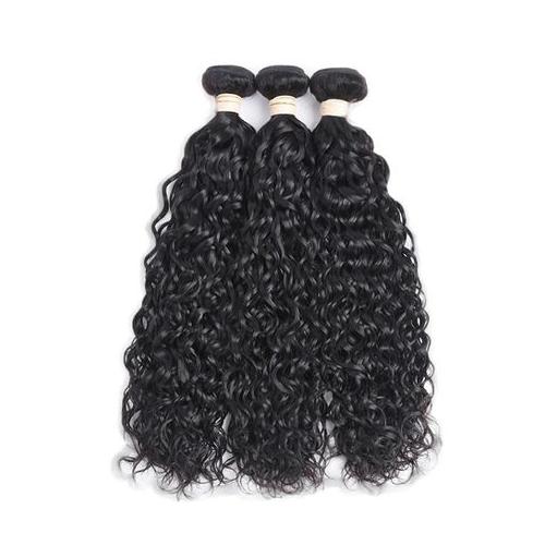 Blkt 3x Bundles 10 inches Human Water Wave Weaves Package