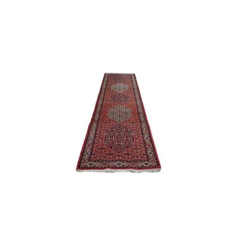 Very Fine Persian Bidjar Hand-Knotted - Carpet 390cm x 90cm