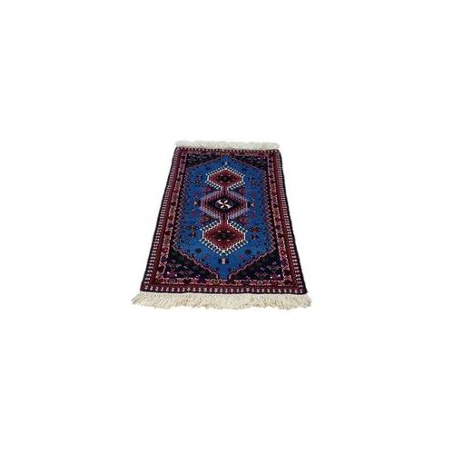 Very Fine Persian Yalemeh Carpet - 100cm x 60cm - Hand Knotted