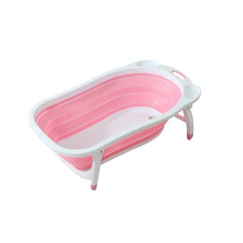 Baneen Collapsible Foldable Baby Bathtub - Pink