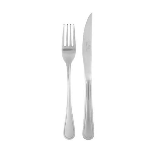 Classic Original Elegant Steak Knife and Fork Set 18/0 - 10 Pack