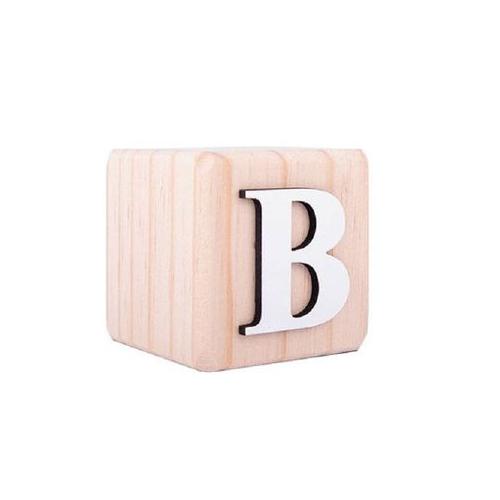 Wooden Alphabet Blocks - B