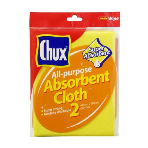 CHUX All-Purpose Absorbent Cloths 2's