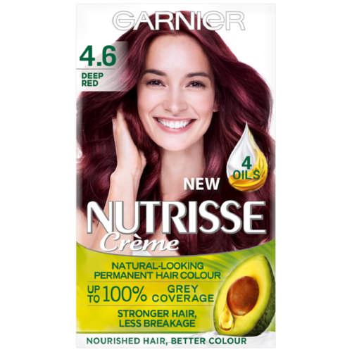 Nutrisse Creme Permanent Nourishing Hair Colour Deep Red 4.6