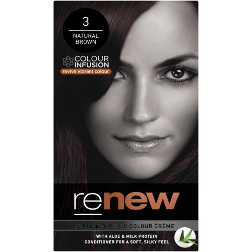 Colour Infusion Permanent Hair Colour Creme Natural Brown 3