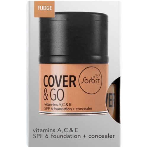 Cover & Go SPF6 Foundation & Concealer Fudge 25ml