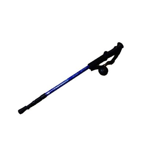 Hiking Stick - Telescopic Straight Handle - Blue