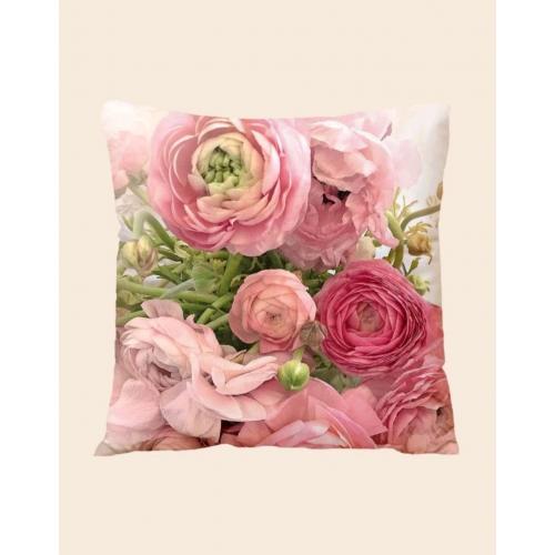 Pink Flower Scatter Cushion