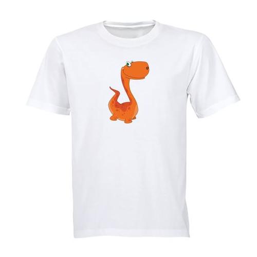 Orange Dino - Kids T-Shirt