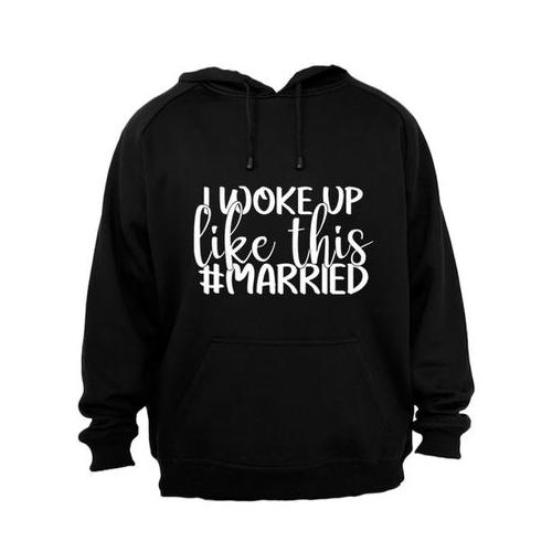 #Married - Mens - Hoodie - Black