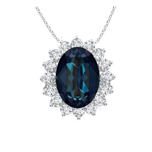 Civetta Spark Diana Necklace with Swarovski Montana Crystal