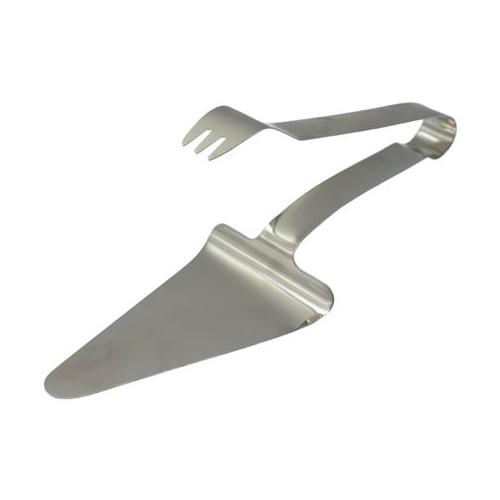 2 in 1 Pizza and Cake Stainless Steel Tong