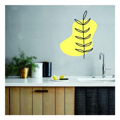 Yellow Leaf Wall Decal
