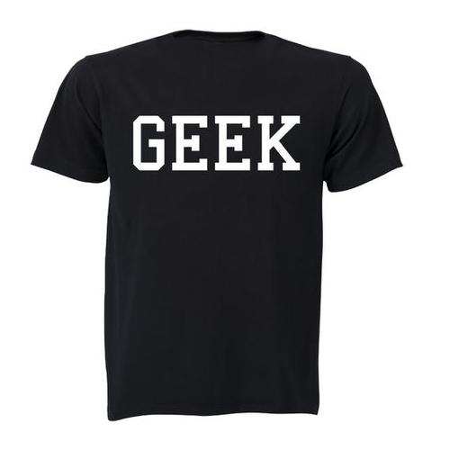 Geek - Mens - T-Shirt - Black