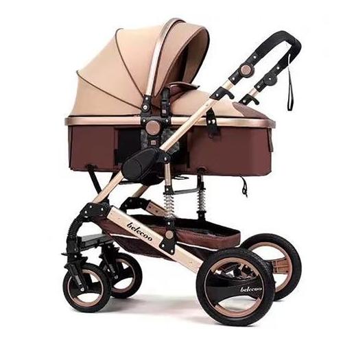 Baby Stroller 2 in1 Portable Baby Carriage Folding Prams With Mummy Bag-K