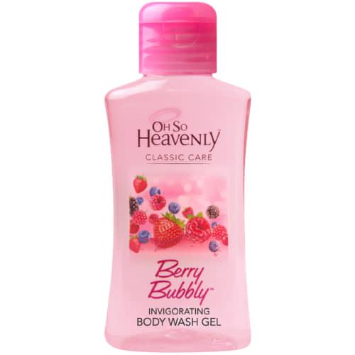 Classic Care Body Wash Gel Travel Mini Berry Bubbly 90ml