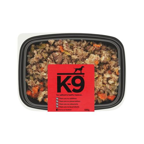 K-9 Foods Beef Pet Food 500g