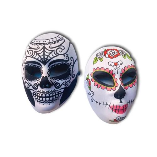 Day Dead Dress Up Mask | Male and Female Pack x 2