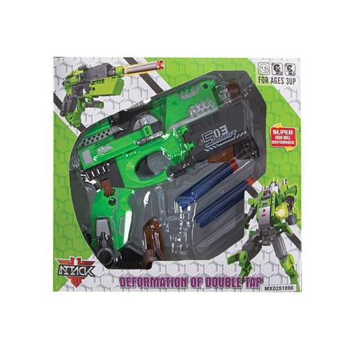 Transforming Robot Gun - Children's Toys - BPA Free - 5 Piece - 4 Pack
