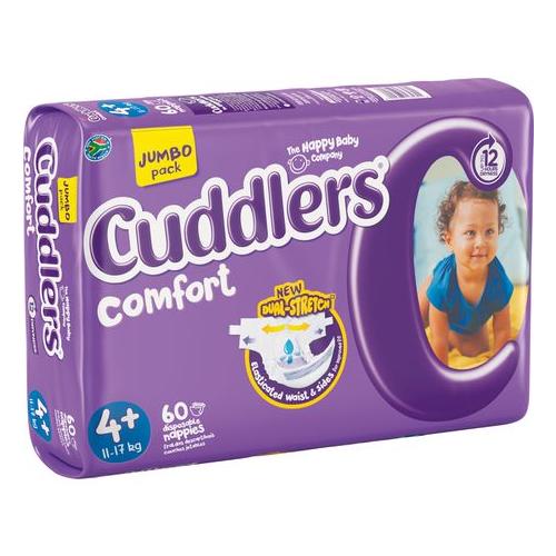 Cuddlers - Comfort - Size 4+ - 60s Jumbo Pack
