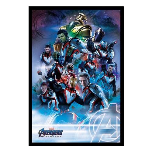 Avengers: Endgame - Quantum  Poster with Black Frame
