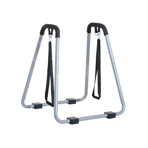Flexi Muscles Dip Station Pull Up Parallel Bars with Slings for Home Gym