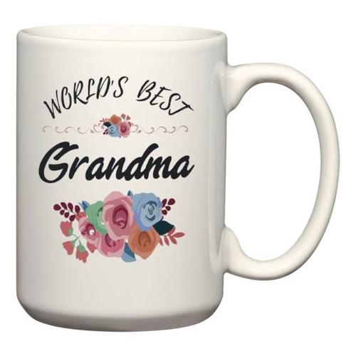 World's Best Grandma Gift Coffee Mug (15Oz Jumbo Size)