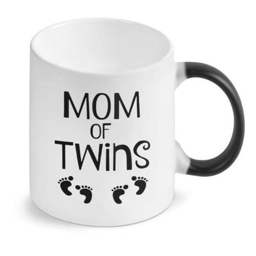 Mom Of Twins Magic Colour Changing Gift Coffee Mug