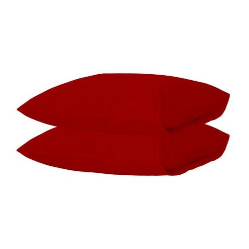 PepperSt Queen Size Morning Fresh pillow case Set (50cm x 75cm) - Red