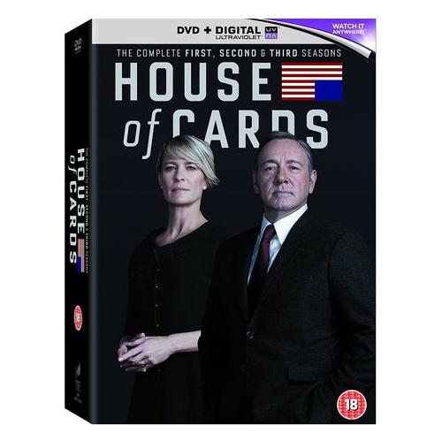 House of Cards: The Complete First, Second & Third Seasons(DVD)