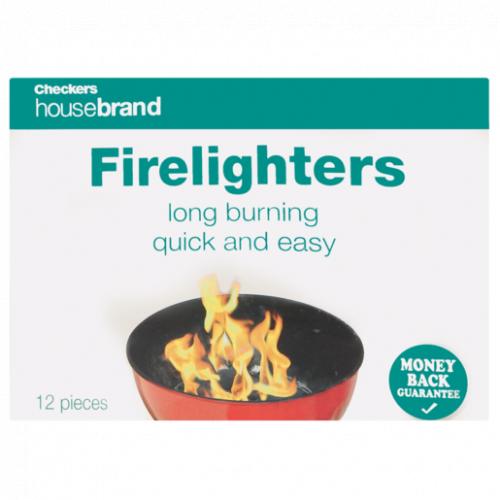 Checkers Housebrand Firelighters 12 Pack