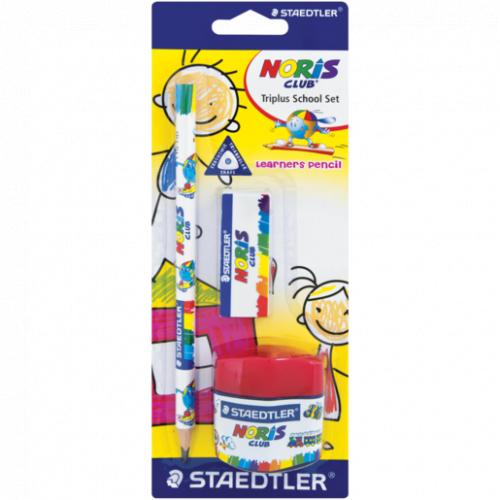 Staedtler Noris Club Multicoloured Triplus School Set 3 Piece