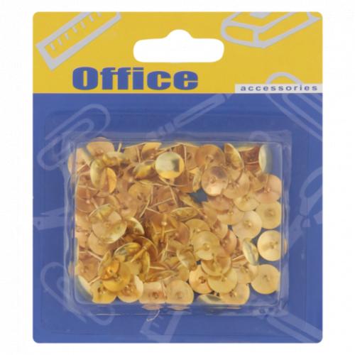 Office Accessories Gold Drawing Pins