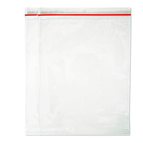 2 Packs Of 100, 215mm x 315mm Plastic Zip Lock Bags