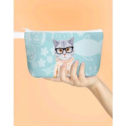Cat print Make-up Bag